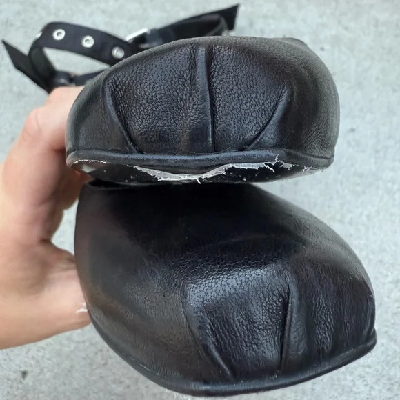 Ba&sh Canya Strappy Ballet Pumps in Black Silver Hardware Women’s Size EU 38 - Picture 7 of 7